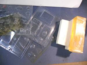 lot 186 image: Soap Ingredient Bars and Molds
