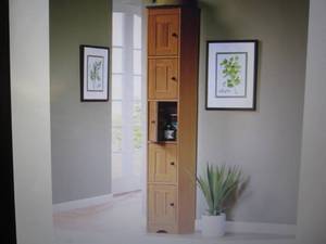 Katie 5-Door Tall Kitchen Cabinet o...