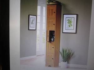 Katie 5-Door Tall Kitchen Cabinet o...