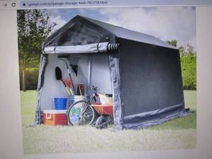 Garage Storage Tent  open box Retai...
