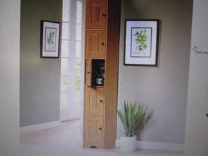 Katie 5-Door Tall Kitchen Cabinet o...
