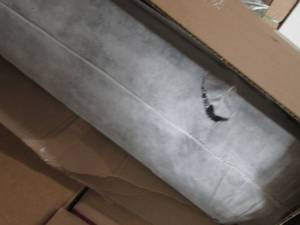 Futon with Mattress open box...