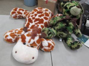 2 Larger Plush...