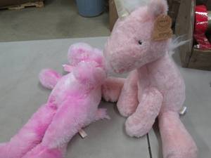 2 Plush Unicorns...