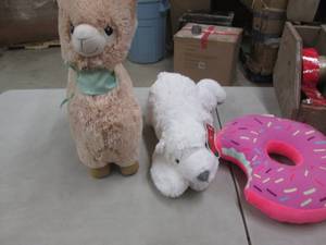 3 Large Plush...
