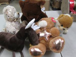 5 Medium Plush...