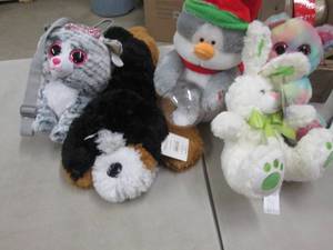 5 Medium Plush...