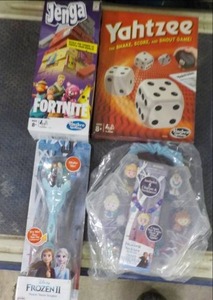 lot 12 image: Games and Frozen II...