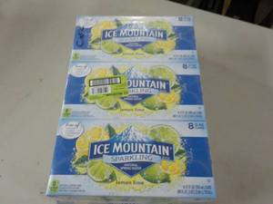 lot 209 image: Case of 24 - 12 oz Cans Ice Mountai...