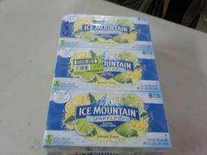 lot 210 image: Case of 24 - 12 oz Cans Ice Mountai...