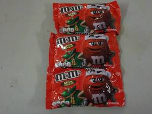 lot 231 image: M & Ms Milk Chocolate 10 oz - 3 Ba...