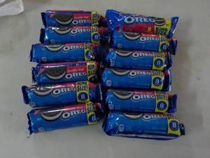 lot 278 image: King Size Double Stuffed Oreos - 8...