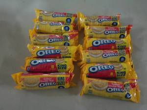lot 279 image: Golden Double Stuffed Oreos King S...