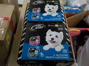 lot 26 image: 2 -12 packs Cesar Canine Cuisine...