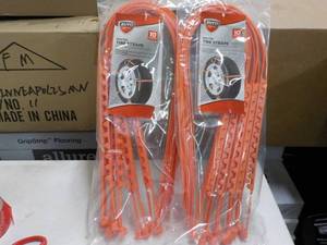 lot 84 image: 2 Auto Drive Winter Tire Straps- 10...