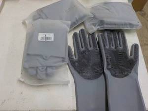 lot 87 image: 4 pair Scrubbing Gloves...