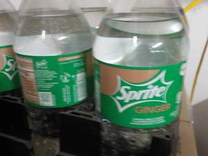 lot 115 image: 8 -2 Liter Bottles Sprite Ginger p...