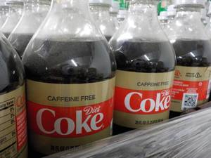 lot 135 image: 4 Cases of 24 Bottles Caffeine Free...