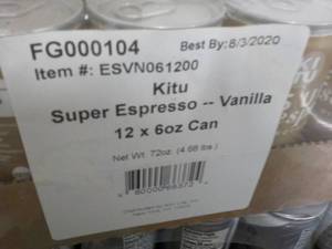 lot 141 image: 12 - 6 oz Cans Kitu Super Expresso ...
