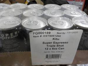 lot 147 image: 12 - 6 oz Cans Kitu Super Expresso ...