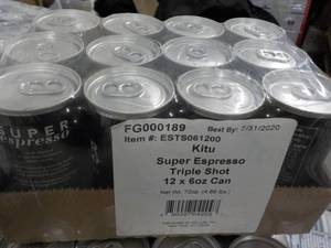 lot 148 image: 12 - 6 oz Cans Kitu Super Expresso ...