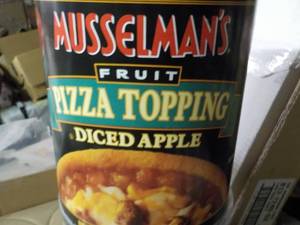 lot 153 image: 7 lb.2oz Can Musselmans Diced Appl...