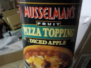 lot 154 image: 7 lb.2oz Can Musselmans Diced Appl...