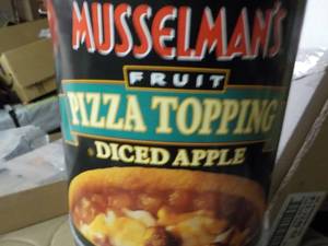 lot 155 image: 7 lb.2oz Can Musselmans Diced Appl...