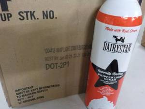 lot 179 image: Case of 12 Dairy Star Whipped Light...
