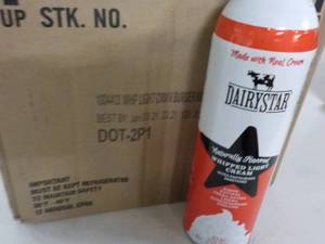 lot 180 image: Case of 12 Dairy Star Whipped Light...