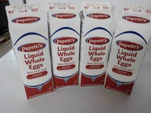 lot 184 image: 4 -32 oz Frozen Papettis Liquid Wh...