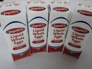 lot 185 image: 4 -32 oz Frozen Papettis Liquid Wh...