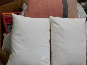 lot 372 image: Oblong Pillow and 2 - 12 x 16 Pillo...