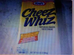 lot 352 image: 6.5 lb. pkg Kraft and Cheez Wiz ne...