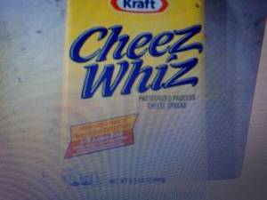 lot 355 image: 6.5 lb. pkg Kraft and Cheez Wiz ne...