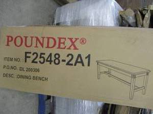 Poundex Dining Bench - new in box- ...