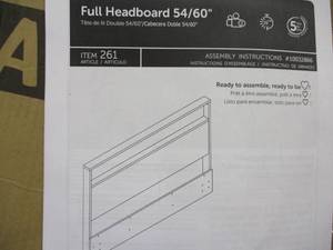 South Shore Full Head Board 54 x 60...
