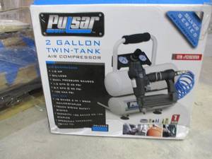 Pulsar 2 Gallon Twin Tank Air Compr...