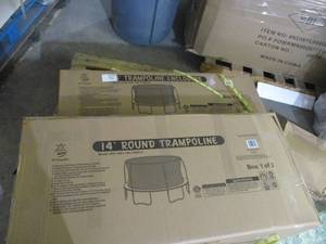 14 Round Trampoline and Enclosure...