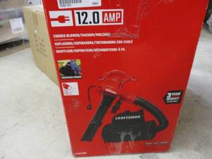 Craftsman 12 AMP Corded Blower vac...