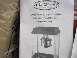 Chefs Mark XL Popcorn Maker...