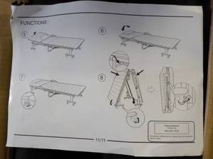 Sleeping Unholstered Cot...