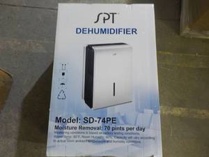 SPT Dehumidifier 70 pts per day...