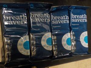 4 pkgs Breath Savers Peppermint 8 R...