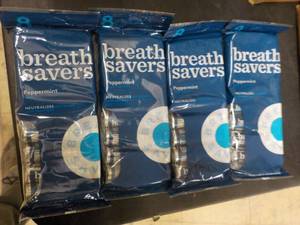 4 pkgs Breath Savers Peppermint 8 R...