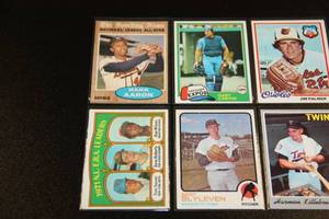 lot 2 image: Vintage Basball Card Lot  6 Cards
