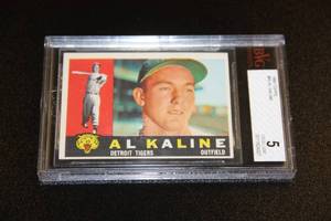 lot 13 image: 1960 Topps Al Kaline #50 BVG 5