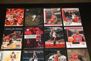 lot 38 image: Michael Jordan Basketball Card Lot #1  16 Different Cards