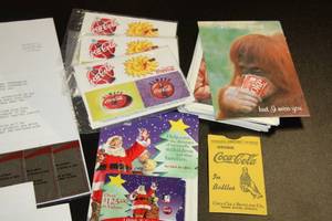lot 88 image: Coca Cola Misc Collectible Lot