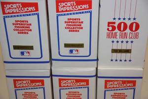 lot 90 image: Sports Impressions Figurine Resale Lot  (1) Ted Williams (5) Kevin McReynolds